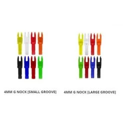 EASTON 4MM G NOCK PK12