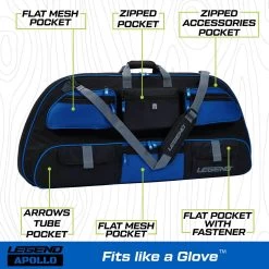 LEGEND ARCHERY APOLLO COMPOUND BOW CASE -Archery Series Store Apollo 40 blue3